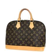 Louis Vuitton Vintage Pre-owned Canvas handvskor Brown, Dam