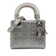 Dior Vintage Pre-owned Tyg handvskor Gray, Dam