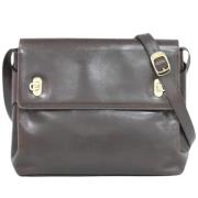 Salvatore Ferragamo Pre-owned Pre-owned Laeder crossbodyvskor Brown, D...