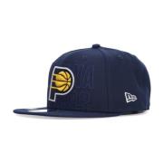 New Era Indiana Pacers Platt Skärm Snapback Keps Blue, Unisex