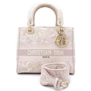 Dior Vintage Pre-owned Canvas dior-vskor Pink, Dam