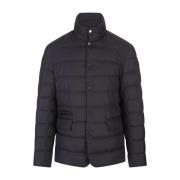 Moncler Navy Blue Dunjacka Malinvern Blue, Herr