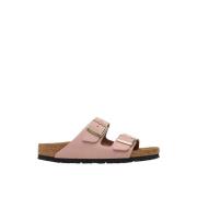 Birkenstock Avslappnad Rosa Läder Damsandaler Pink, Dam