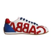 Dolce & Gabbana Logo Casual Sneakers Multicolor Läder Multicolor, Dam