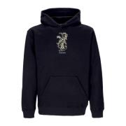 Iuter Svart hoodie med känguruficka Black, Herr