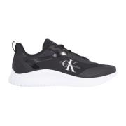 Calvin Klein Svart-Ljus Vit Eva Runner Sneakers Black, Herr