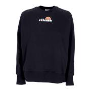 Ellesse Svart Lätt Crewneck Sweatshirt Black, Dam