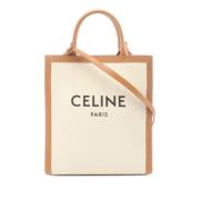 Celine Vintage Pre-owned Canvas celine-vskor Beige, Dam