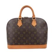 Louis Vuitton Vintage Pre-owned Laeder handvskor Brown, Dam