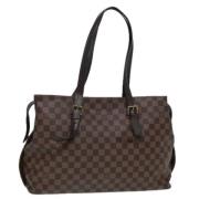 Louis Vuitton Vintage Pre-owned Canvas louis-vuitton-vskor Brown, Dam