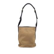 Gucci Vintage Pre-owned Canvas gucci-vskor Beige, Dam