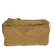 Prada Vintage Pre-owned Tyg prada-vskor Beige, Dam