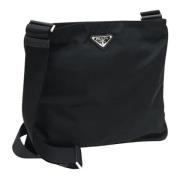 Prada Vintage Pre-owned Tyg prada-vskor Black, Dam