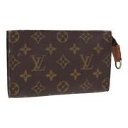 Louis Vuitton Vintage Pre-owned Canvas necessrer Brown, Dam