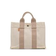 Hermès Vintage Pre-owned Canvas totevskor Beige, Dam