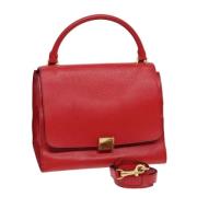 Celine Vintage Pre-owned Laeder handvskor Red, Dam