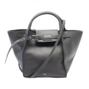 Celine Vintage Pre-owned Laeder handvskor Gray, Dam