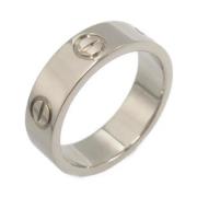 Cartier Vintage Pre-owned Vitt guld ringar Gray, Dam