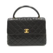 Chanel Vintage Pre-owned Laeder chanel-vskor Black, Dam