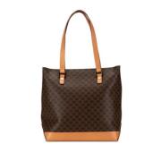 Celine Vintage Pre-owned Tyg totevskor Brown, Dam