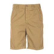 40Weft Beige Chino Bermuda Shorts Beige, Herr