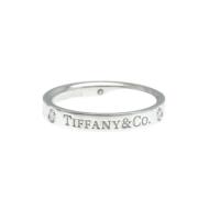 Tiffany & Co. Pre-owned Pre-owned Platina ringar Gray, Dam