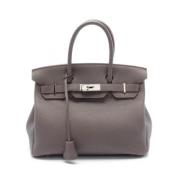 Hermès Vintage Pre-owned Laeder handvskor Gray, Dam