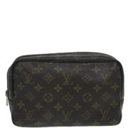 Louis Vuitton Vintage Pre-owned Canvas kuvertvskor Brown, Dam