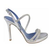 Albano High Heel Sandals Gray, Dam