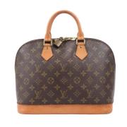 Louis Vuitton Vintage Pre-owned Laeder handvskor Brown, Dam