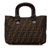 Fendi Vintage Pre-owned Canvas totevskor Brown, Dam