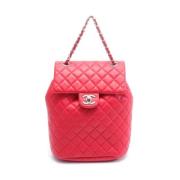 Chanel Vintage Pre-owned Laeder chanel-vskor Red, Dam