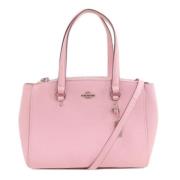 Coach Pre-owned Pre-owned Laeder axelremsvskor Pink, Dam