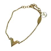 Louis Vuitton Vintage Pre-owned Tyg armband Yellow, Dam