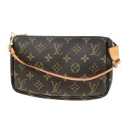 Louis Vuitton Vintage Pre-owned Canvas kuvertvskor Brown, Dam