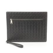 Bottega Veneta Vintage Pre-owned Laeder kuvertvskor Black, Herr