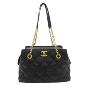 Chanel Vintage Pre-owned Laeder chanel-vskor Black, Dam