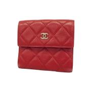 Chanel Vintage Pre-owned Laeder plnbcker Red, Dam