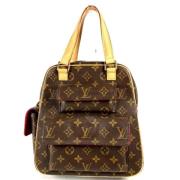 Louis Vuitton Vintage Pre-owned Tyg louis-vuitton-vskor Brown, Dam