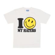 Market Smiley Haters Tee Cream Beige, Herr