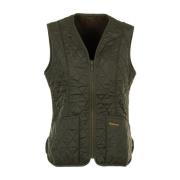 Barbour Gröna Kappor Gilet Liner Betty Green, Dam