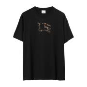 Burberry Equestrian Knight Print T-shirt Black, Herr