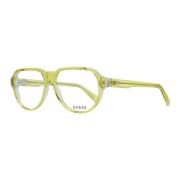 Guess Gula Aviator Style Solglasögon med Demo Linser Yellow, Herr