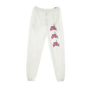 Jordan Klassiska vita sweatpants för män White, Dam