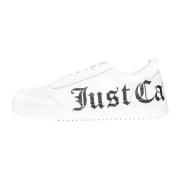 Just Cavalli Vita Sneakers med Logotyptryck White, Herr