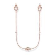 THOMAS SABO Damhalsband 925 Silver Roséguld KE1387-416-14-L90v Yellow,...