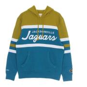 Mitchell & Ness NFL Head Coach Hoody Jacksonville Jaguars Blue, Herr