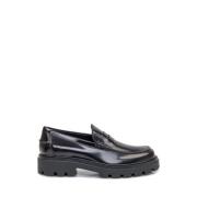 Tod's Klassisk Läder Loafer Sko Black, Herr