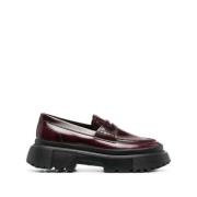 Hogan Klassisk Loafer Sko Red, Dam