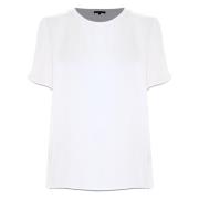 Kocca Mjuk passform mångsidig T-shirt White, Dam